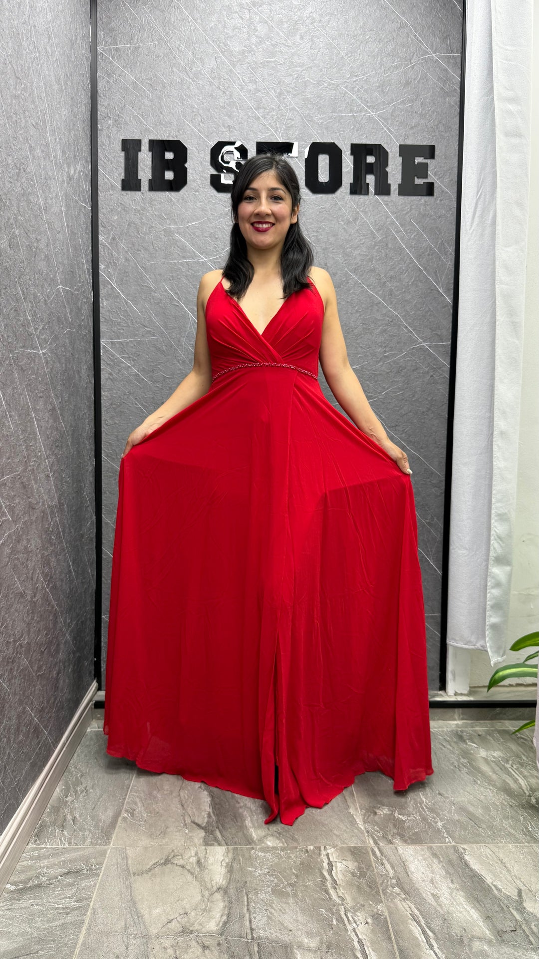 Vestido Antonieta rojo ibstore