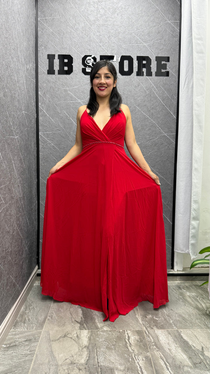 Vestido Antonieta rojo ibstore