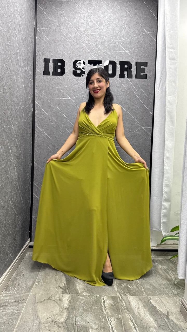 Vestido Antonieta verde ibstore