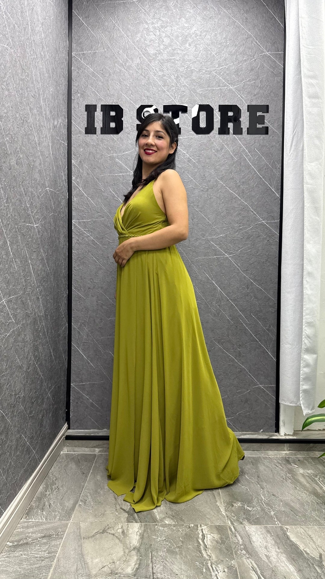Vestido Antonieta verde ibstore