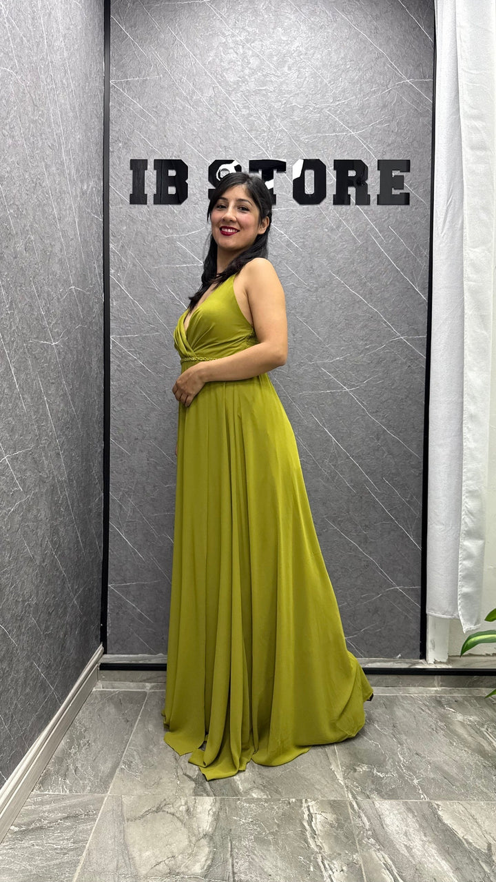 Vestido Antonieta verde ibstore