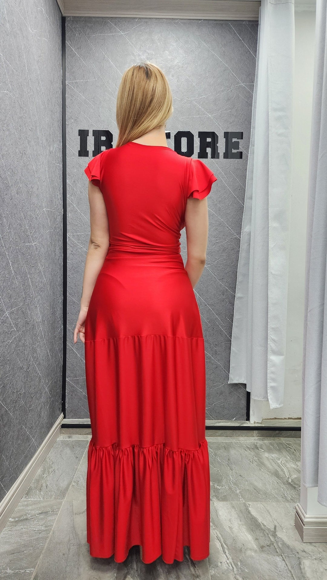 Vestido Isidora rojo ibstore