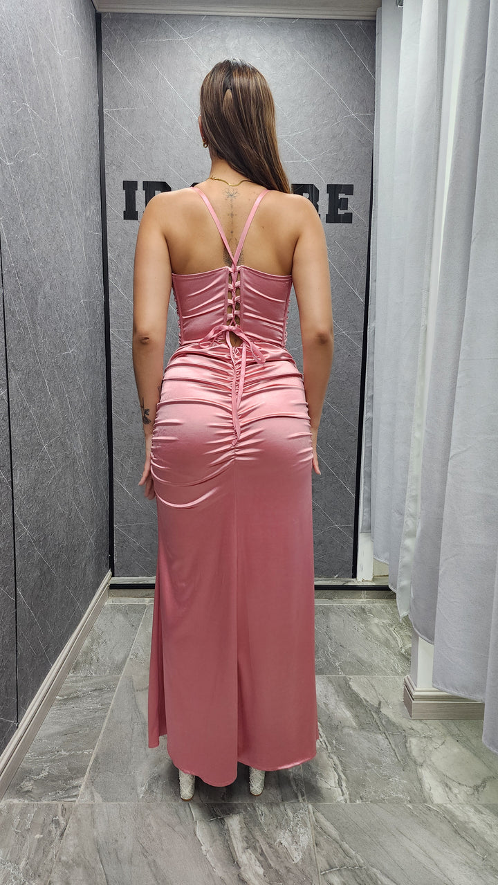 Vestido de gala Zafiro rosado ibstore