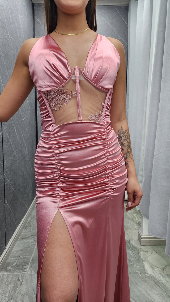 Vestido de gala Zafiro rosado ibstore