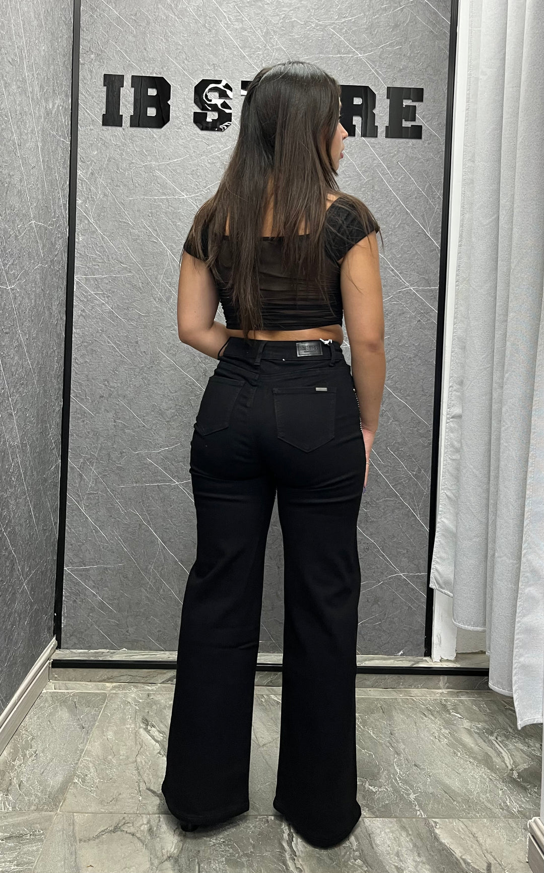 Wide leg brillo Negro 75-4 ibstore