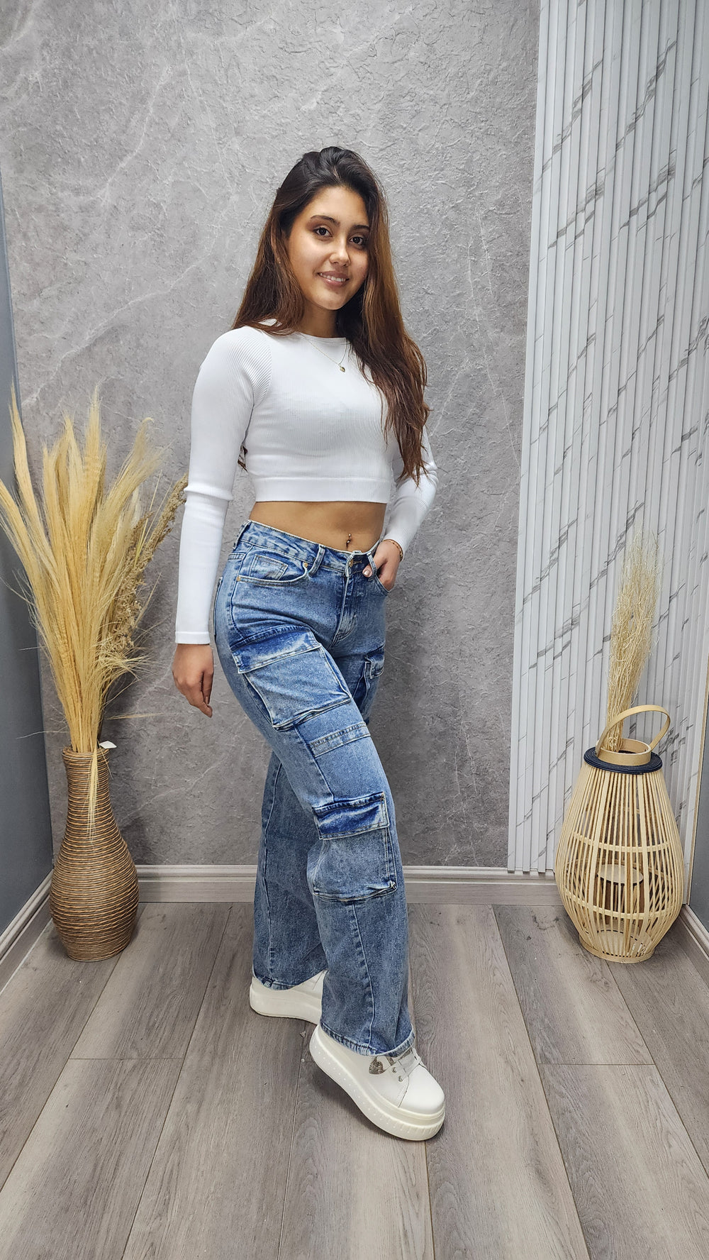 Jeans cargo Letty (617) - 34 - ibstore