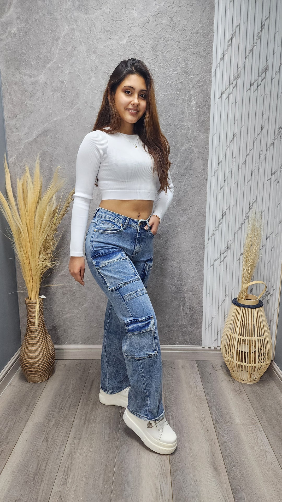 Jeans cargo Letty (617) - 34 - ibstore