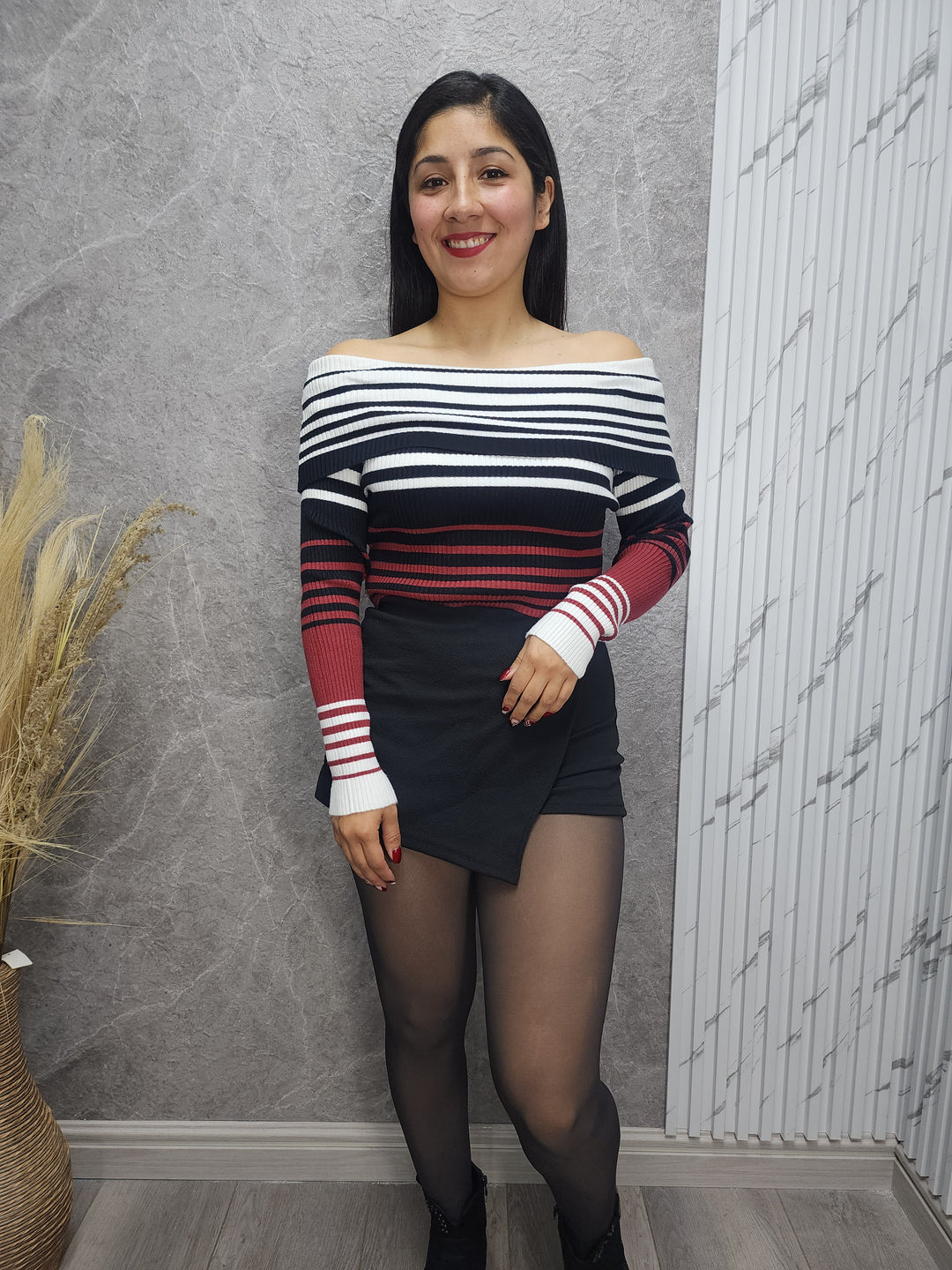 Suéter Almendra burdeo - Standar - ibstore