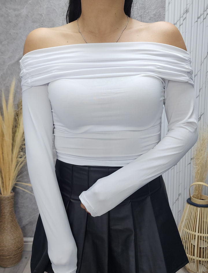 Polera Rocío blanca - Standar - ibstore