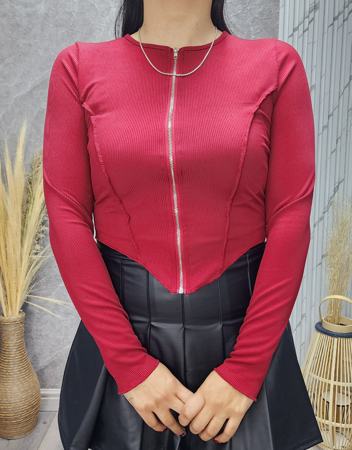 Polera jacinta burdeo - Standar - ibstore