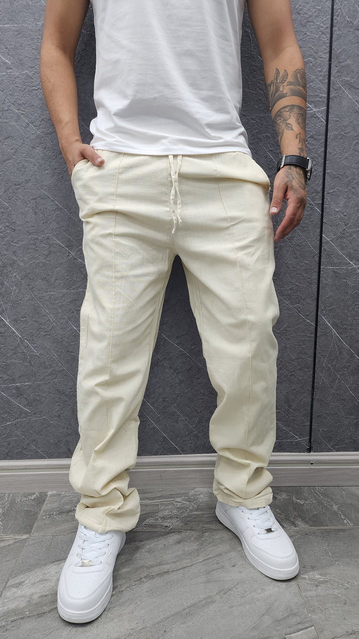 Pantalón Lino Habana Beige