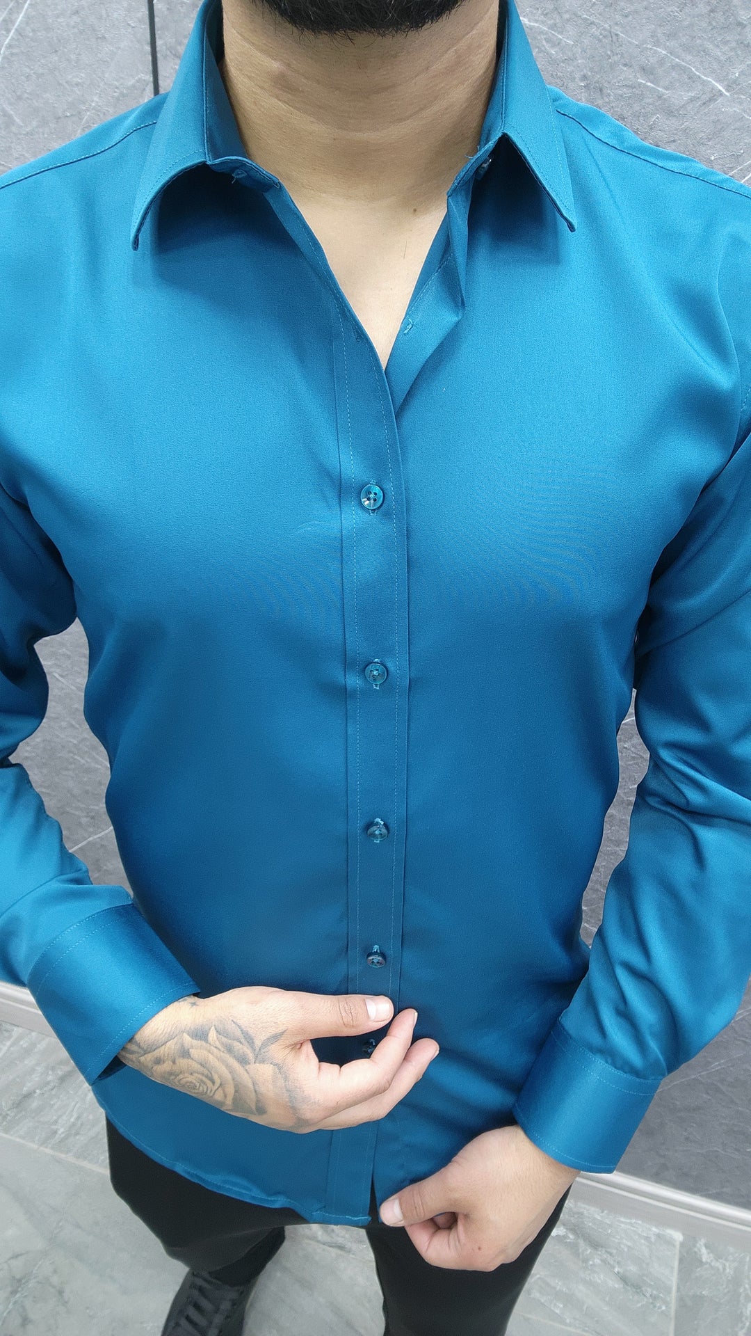 Camisa Satín Normal