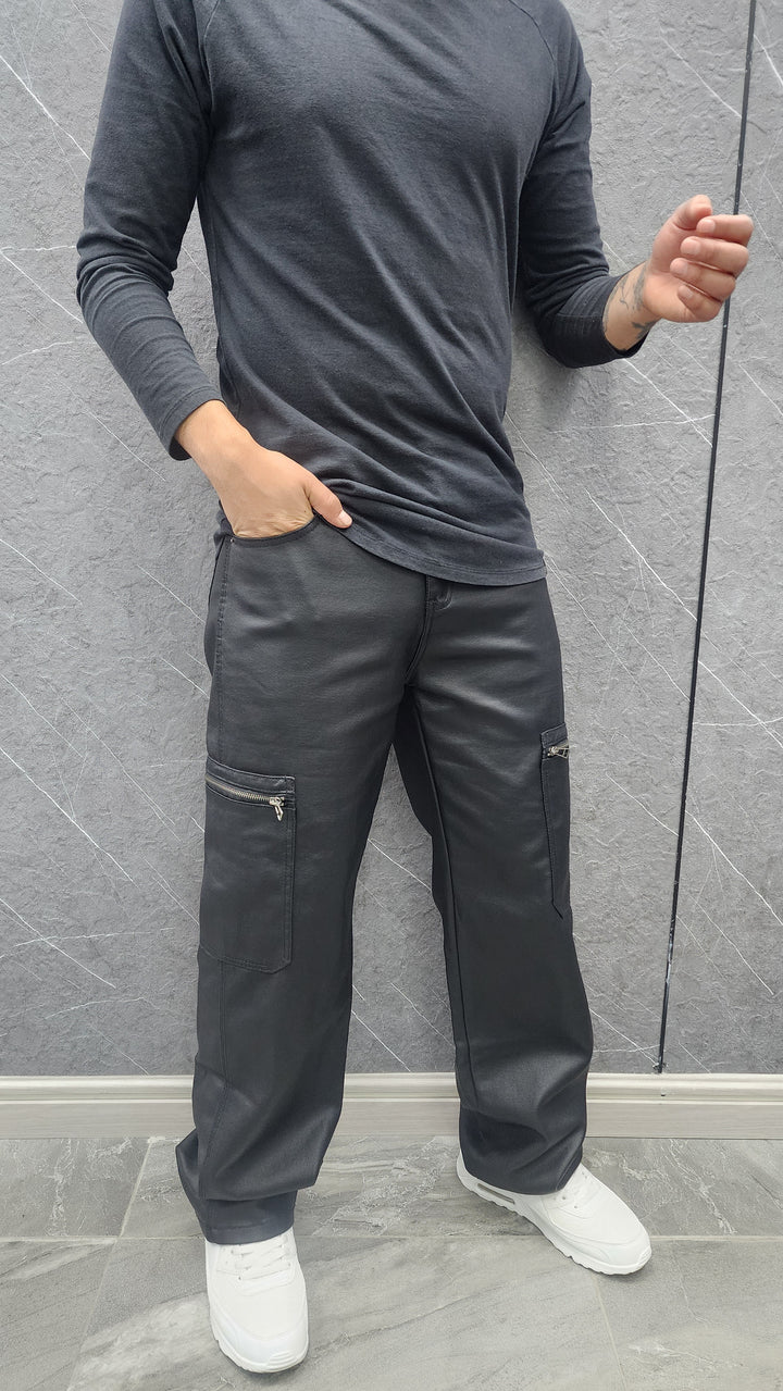 Pantalón eco cuero