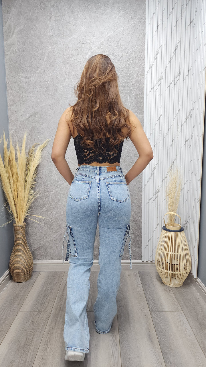 Jeans cargo Bianca 503-1 - 36 - ibstore
