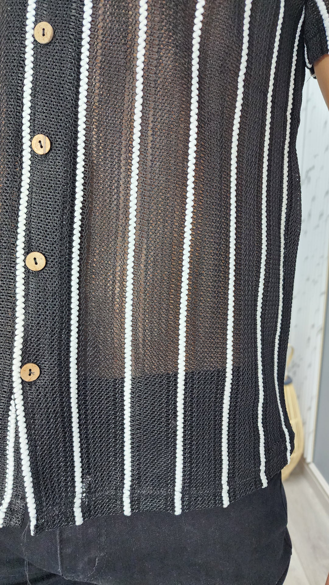 Camisa Lenon Negra (170)