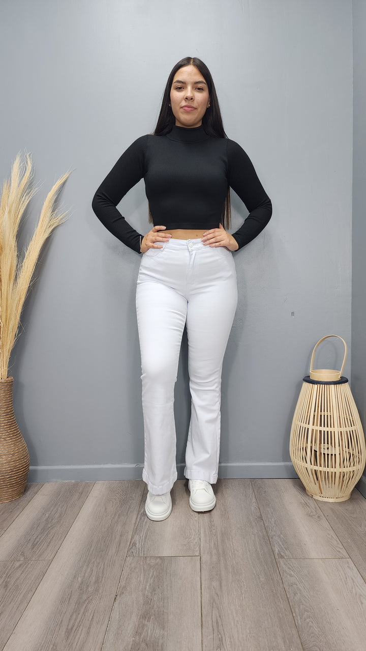 Jeans Flare white - 36 - ibstore