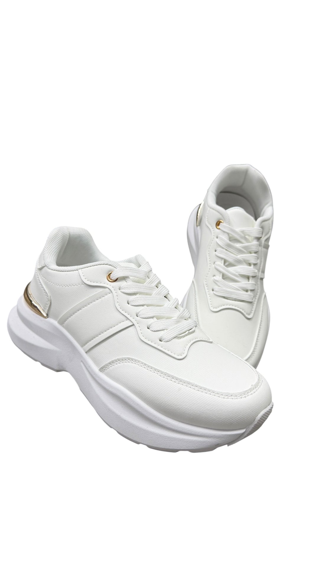Zapatillas White and Gold (687)