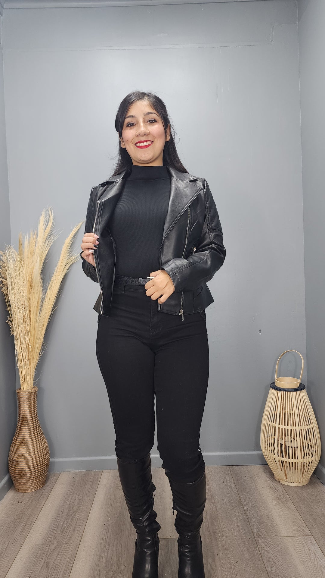 Chaqueta eco cuero Niza