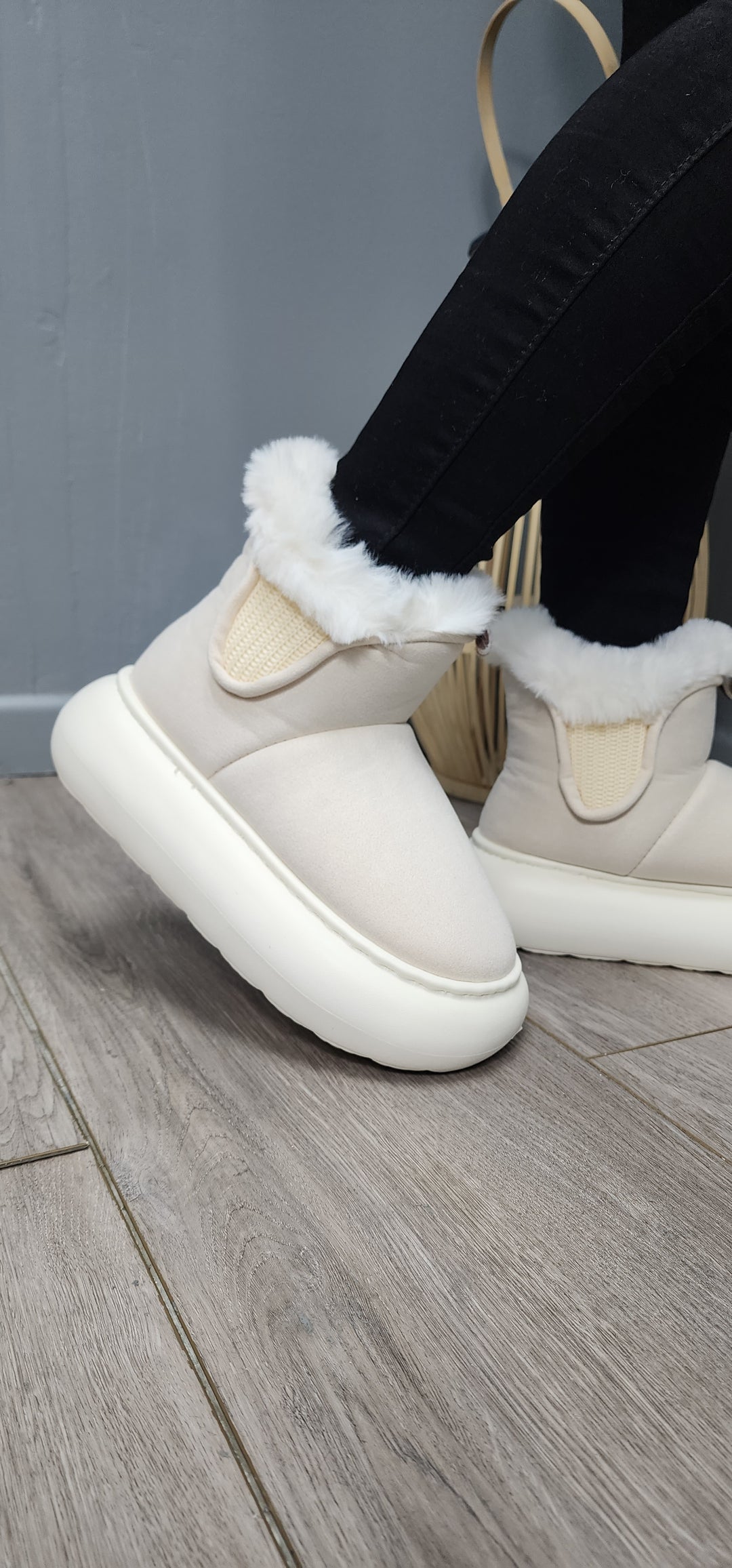 Pantuflas chichi beige - 36/37 - ibstore
