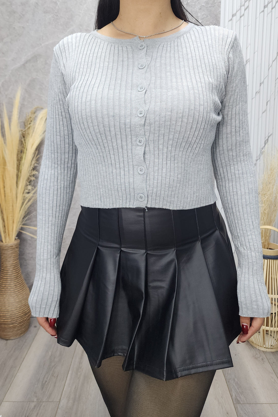 Polera Lilian gris - Standar - ibstore