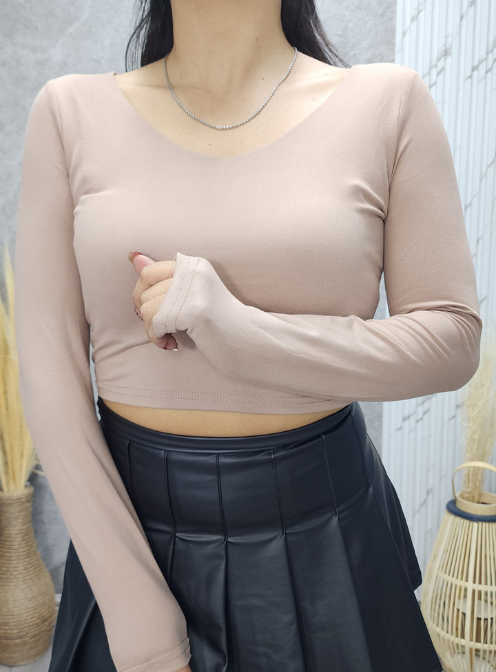 Polera Gaby cafe - Standar - ibstore