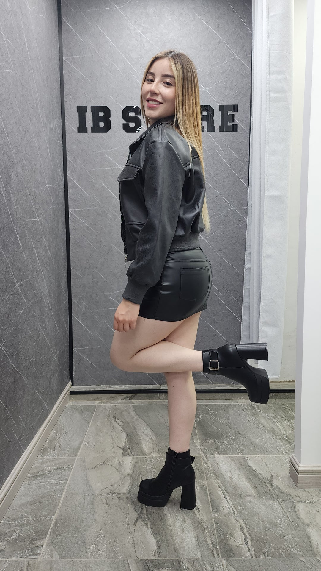 Chaqueta eco cuero Dakota N