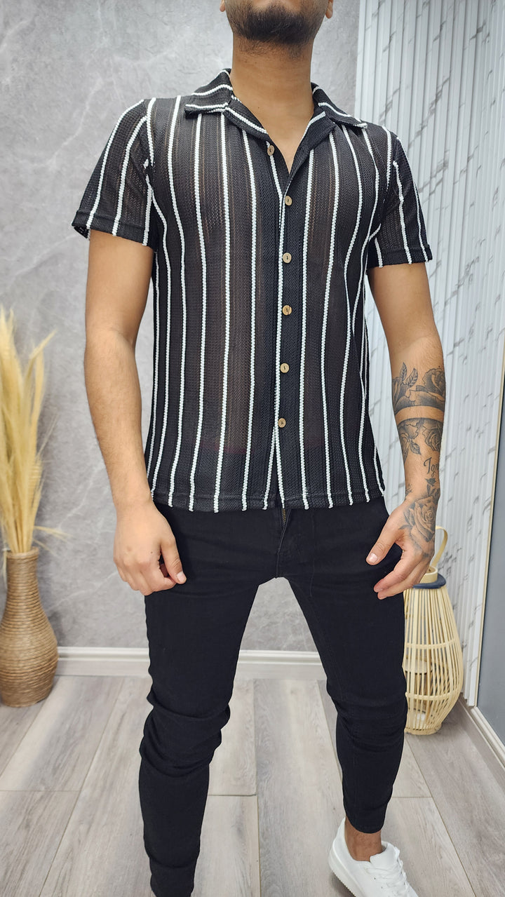 Camisa Lenon Negra (170)