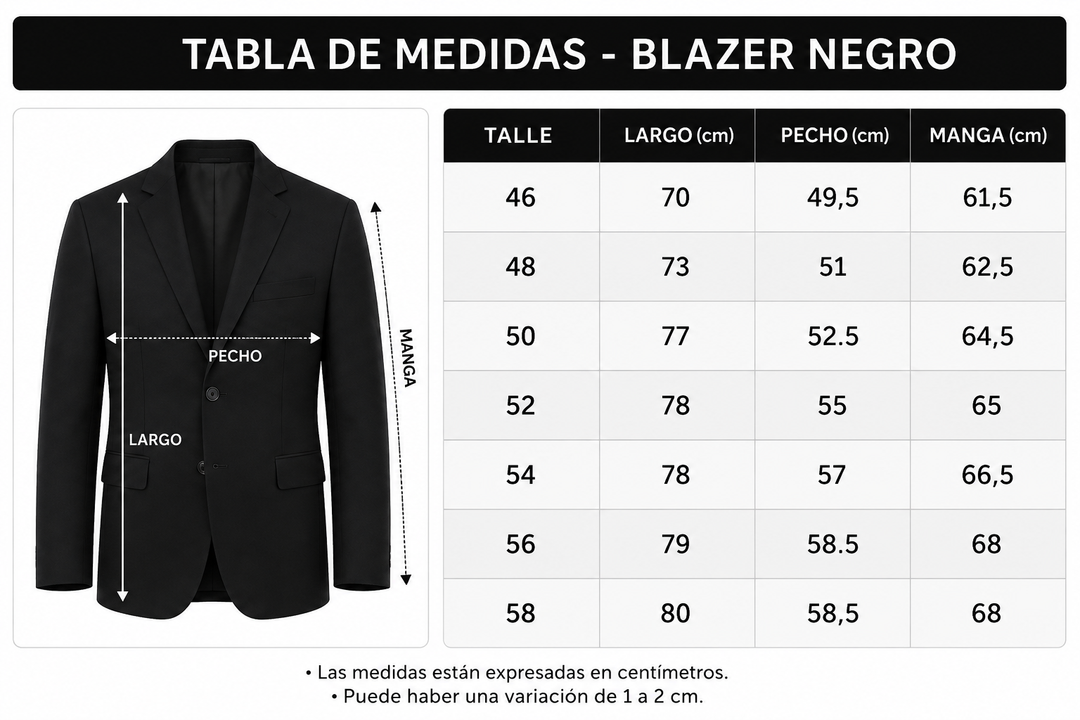 Blazer Negro