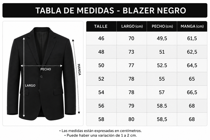 Blazer Negro