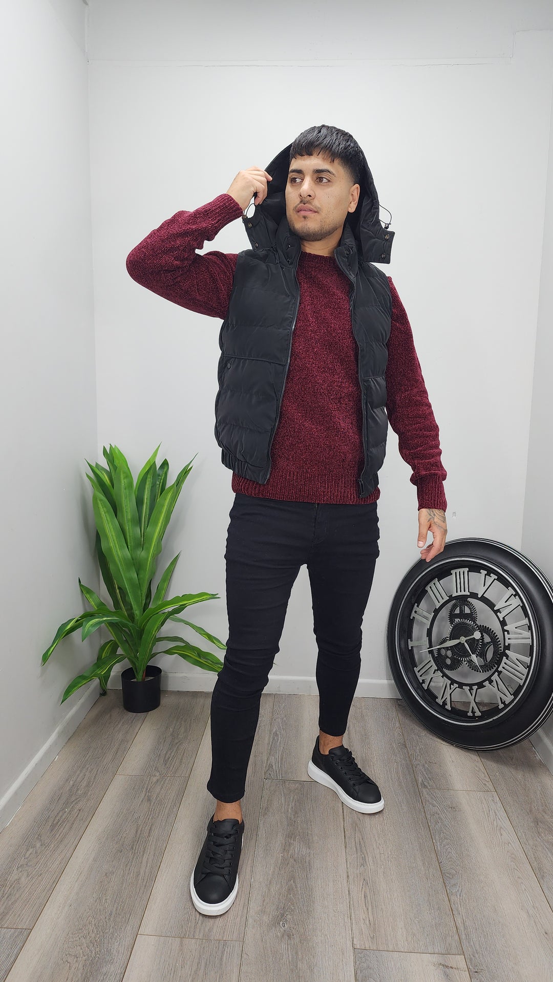 Puffa Gorro Negra