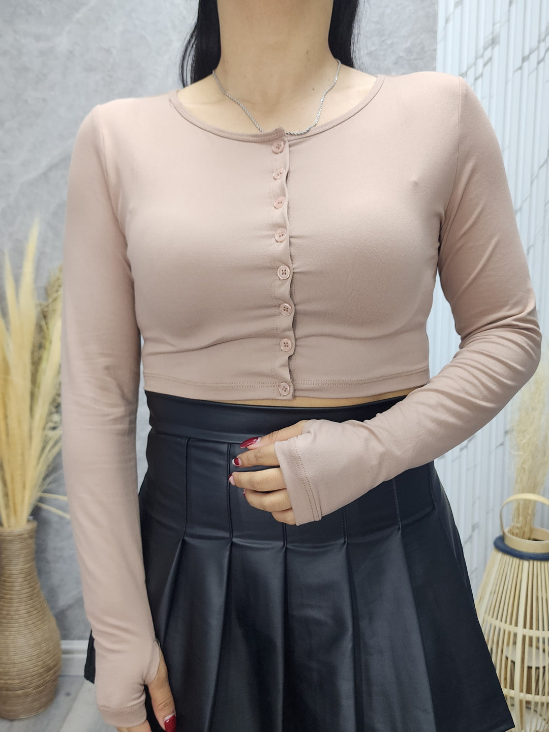 Polera Iris cafe - Standar - ibstore