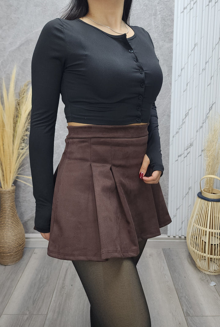 Falda short tableada Samy C - Standar - ibstore