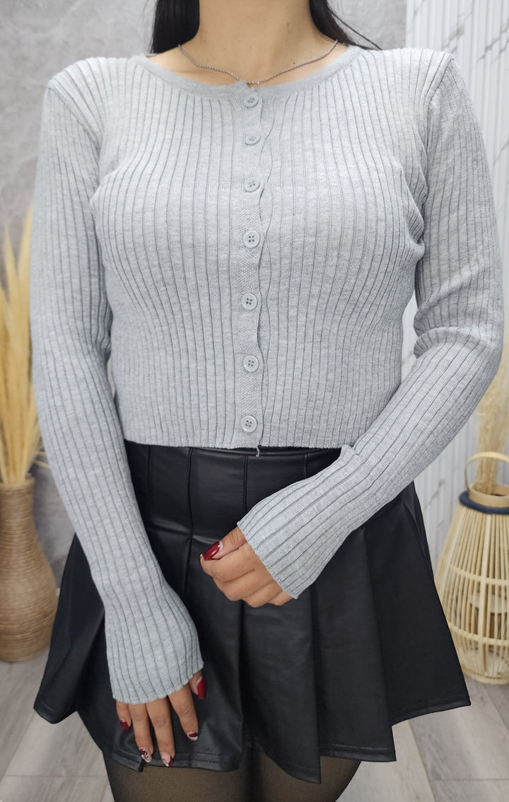 Polera Lilian gris - Standar - ibstore