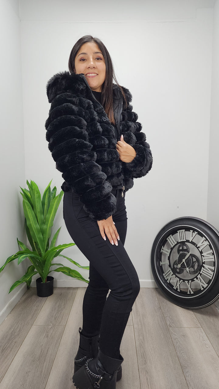 Teddy Reversible Black