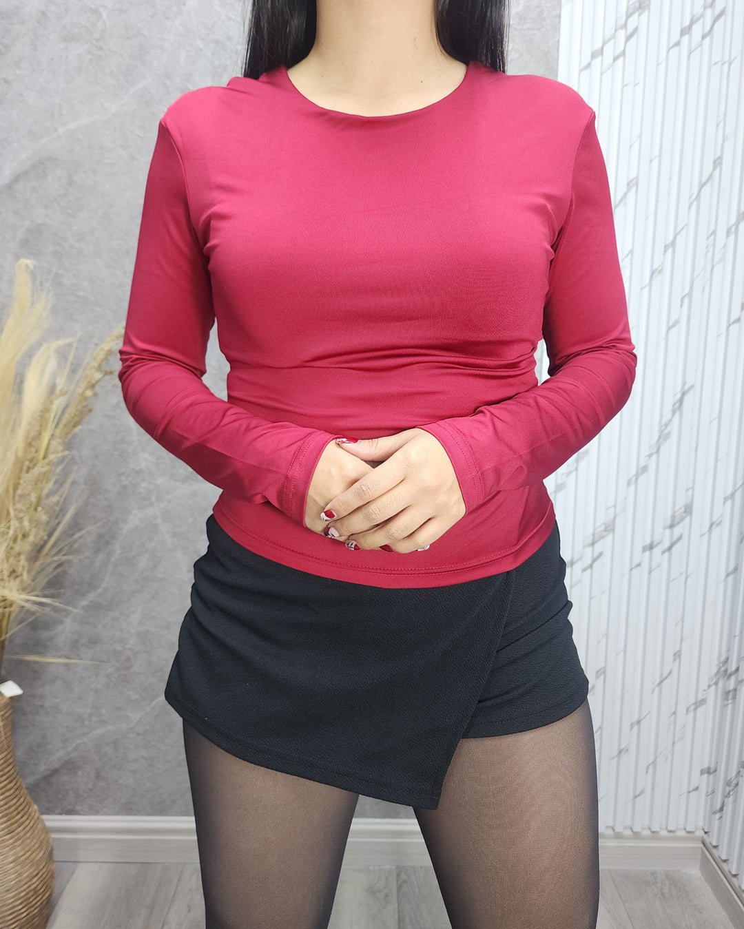 Polera Fran Burdeo - S/M - ibstore