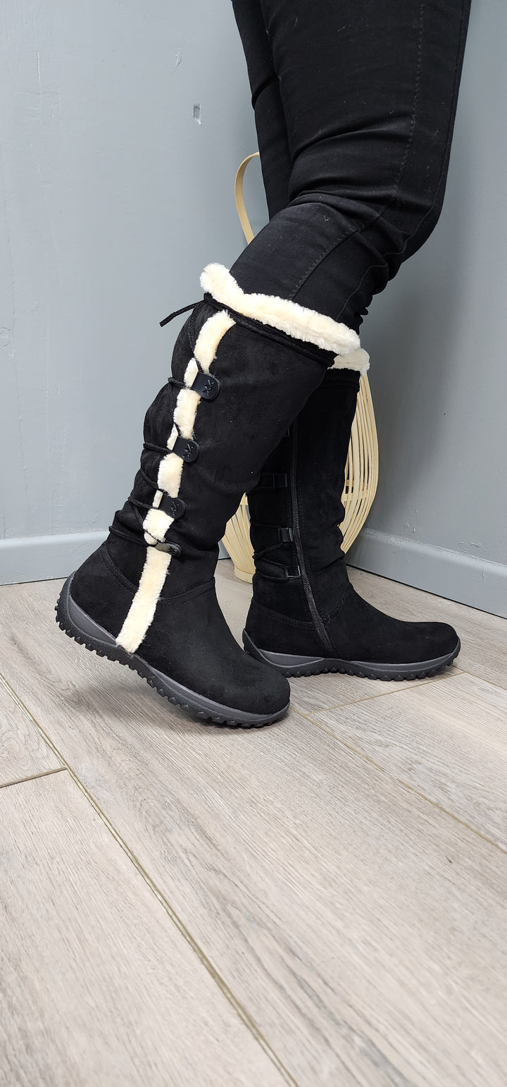 Bota Velvet Black