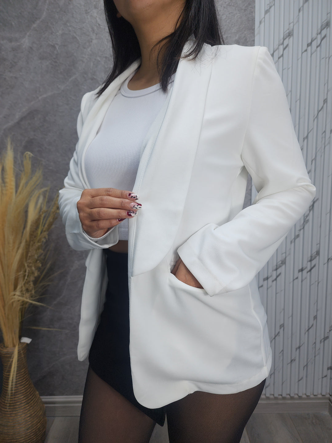 Blazer Blanco - S - ibstore