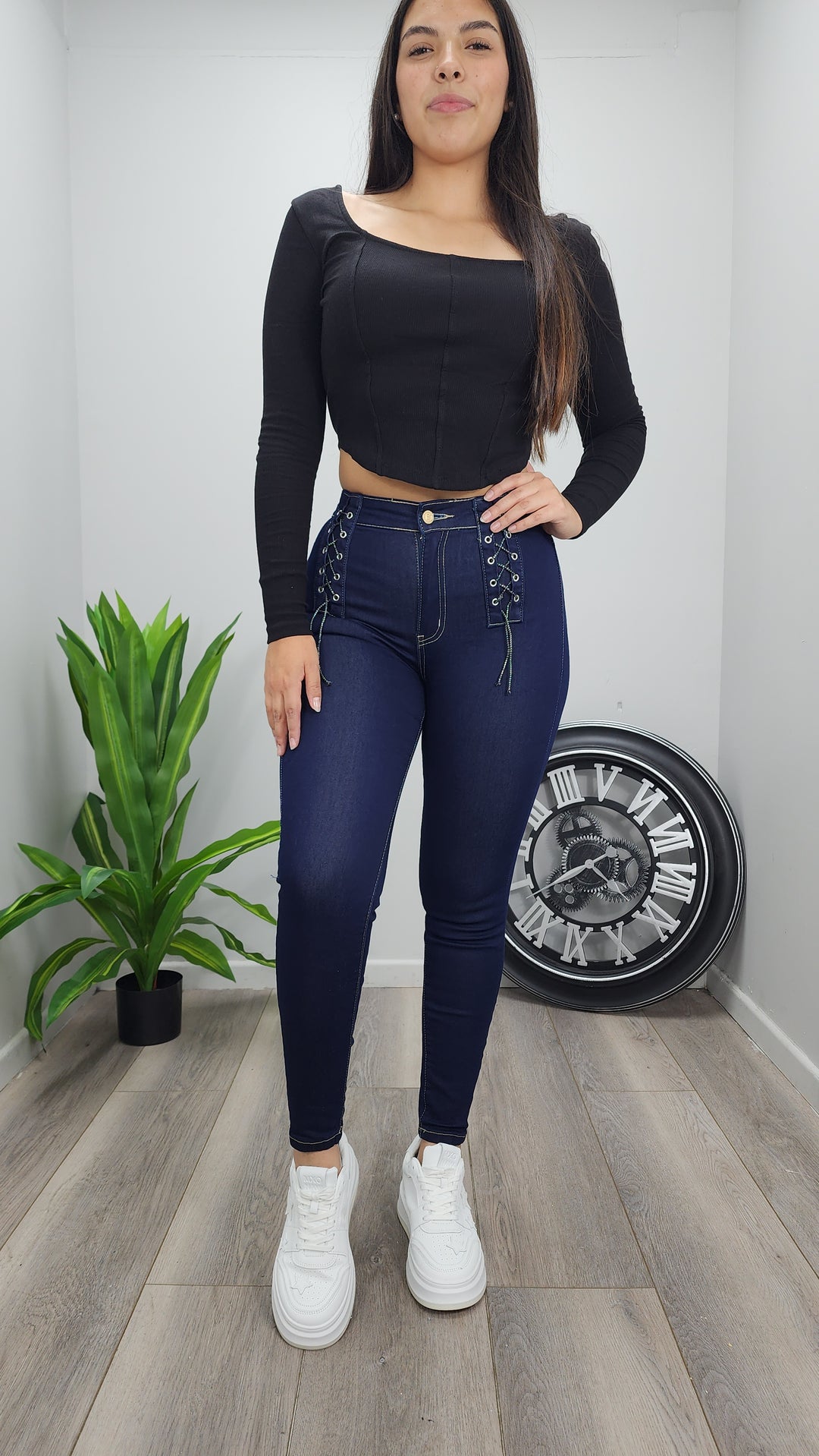 Skinny Kaira Trenzado - 34 - ibstore