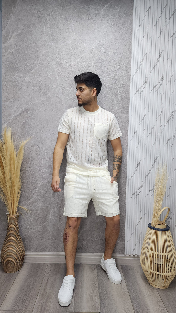Conjunto Destroyed Blanco