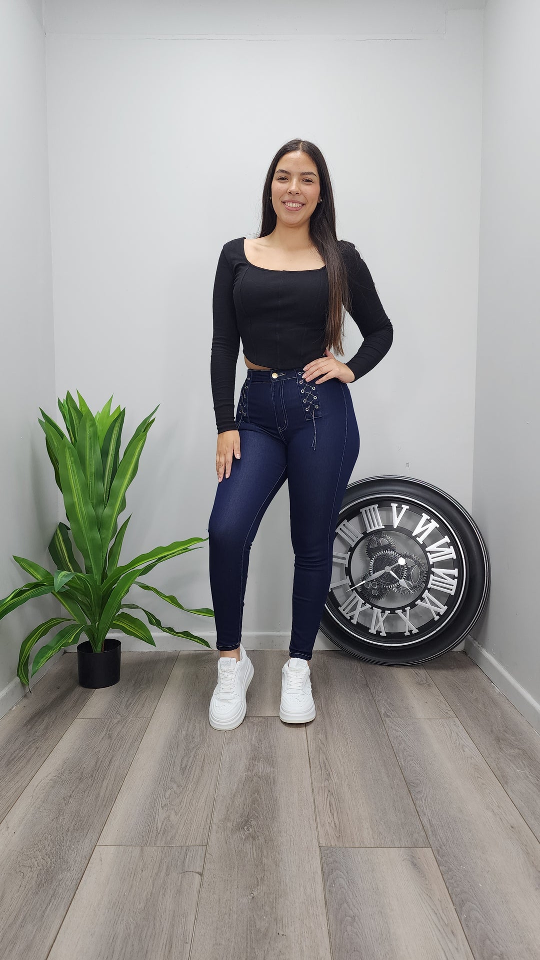 Skinny Kaira Trenzado - 34 - ibstore