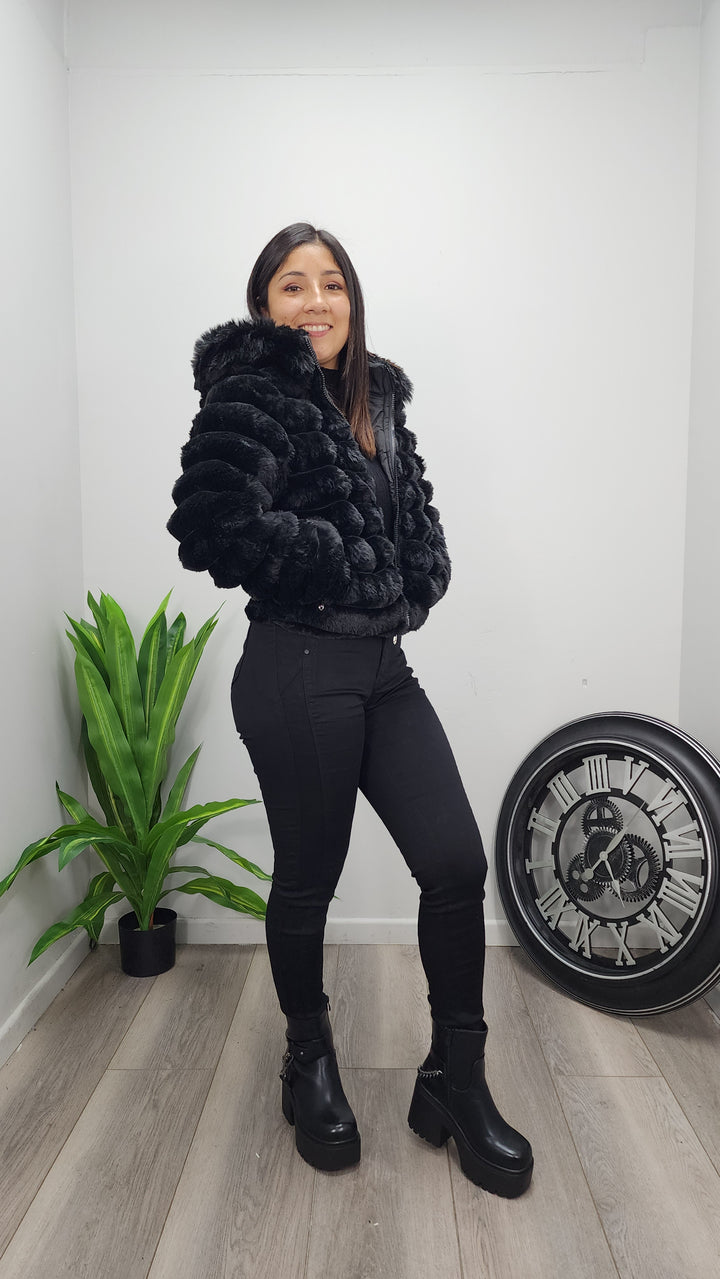 Teddy Reversible Black