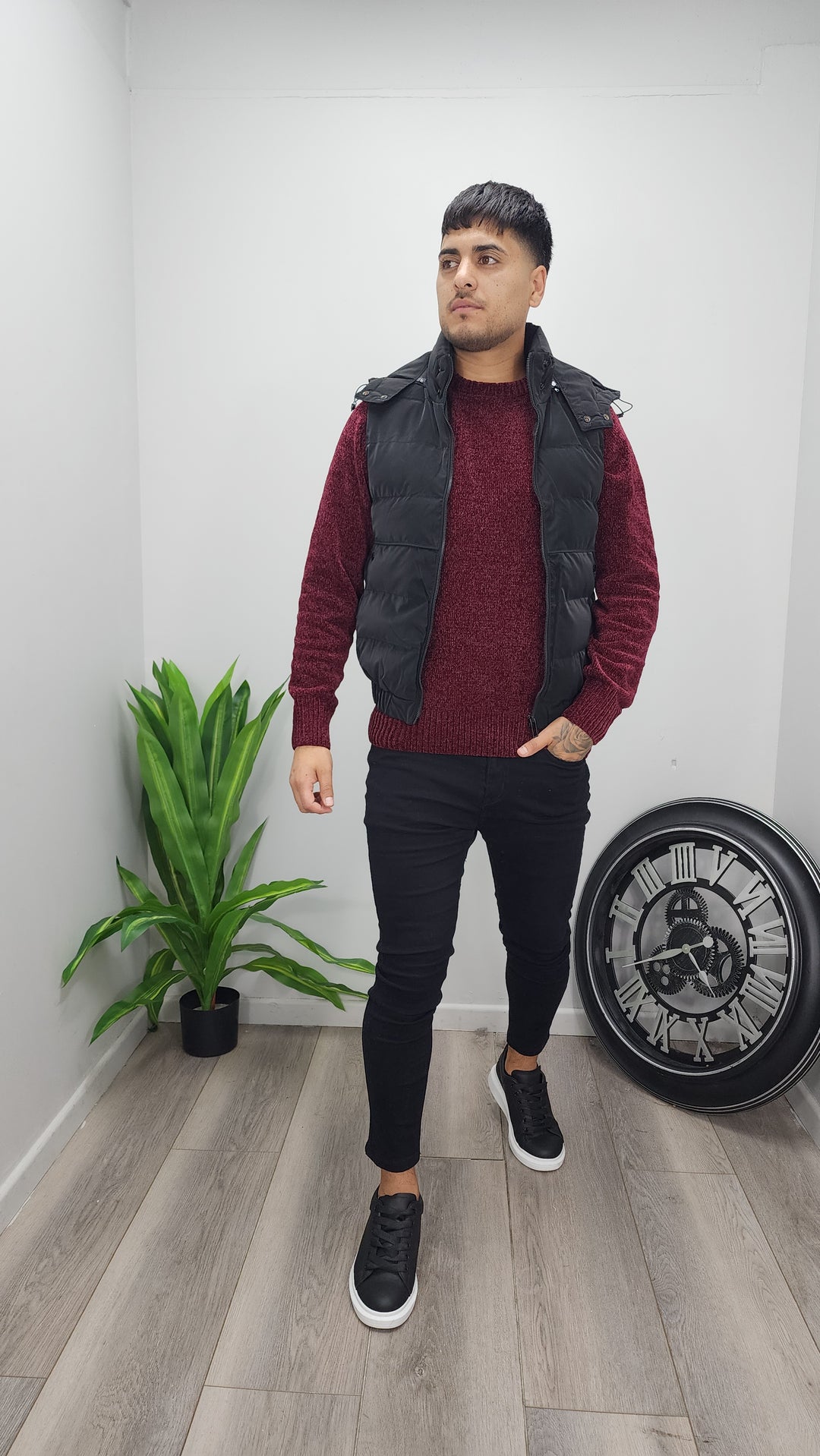 Puffa Gorro Negra