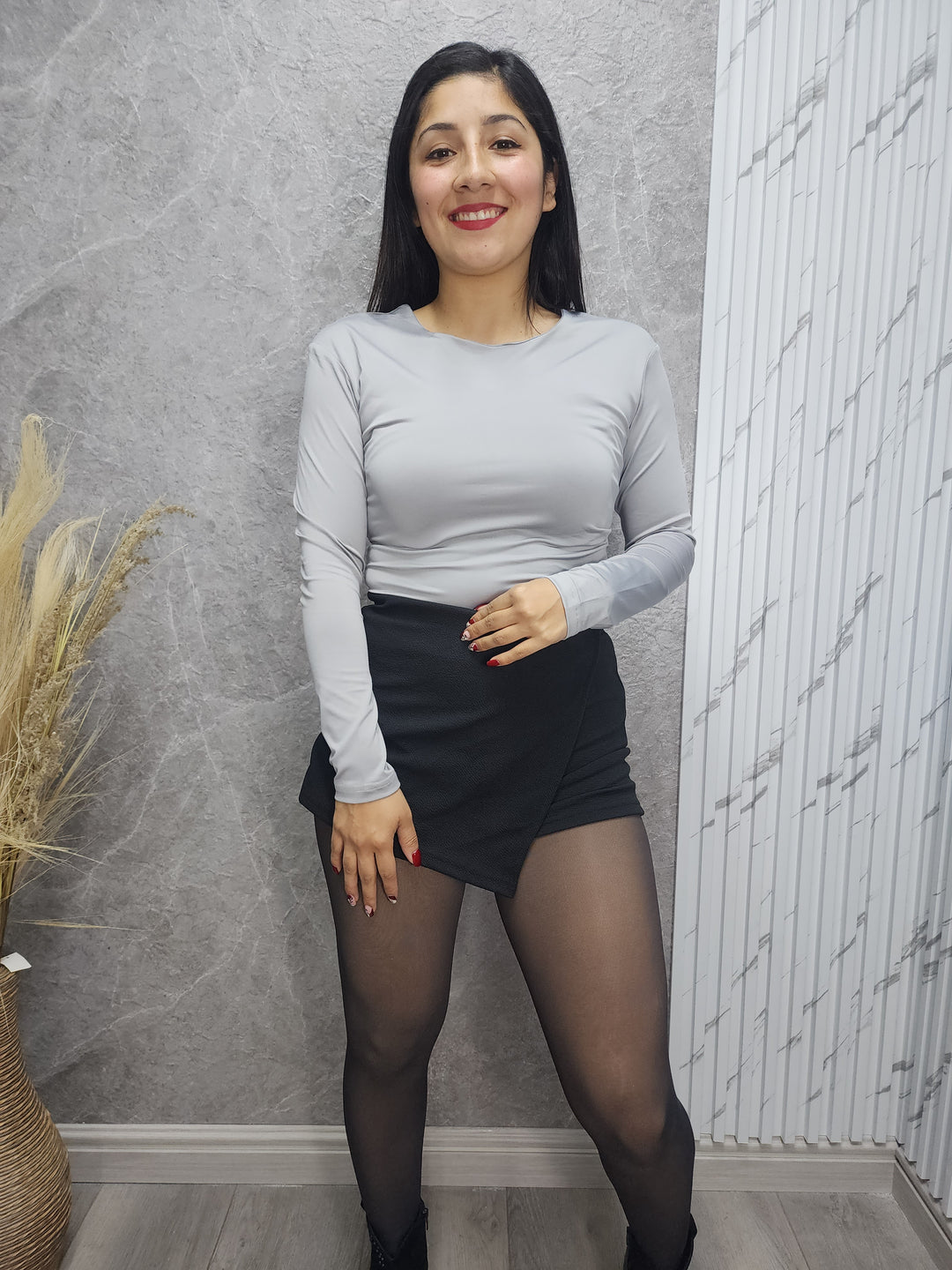 Polera Fran Gris - S/M - ibstore