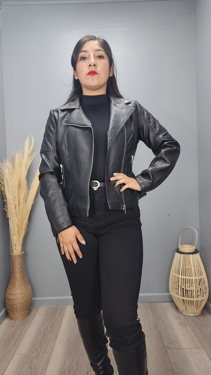 Chaqueta eco cuero Niza