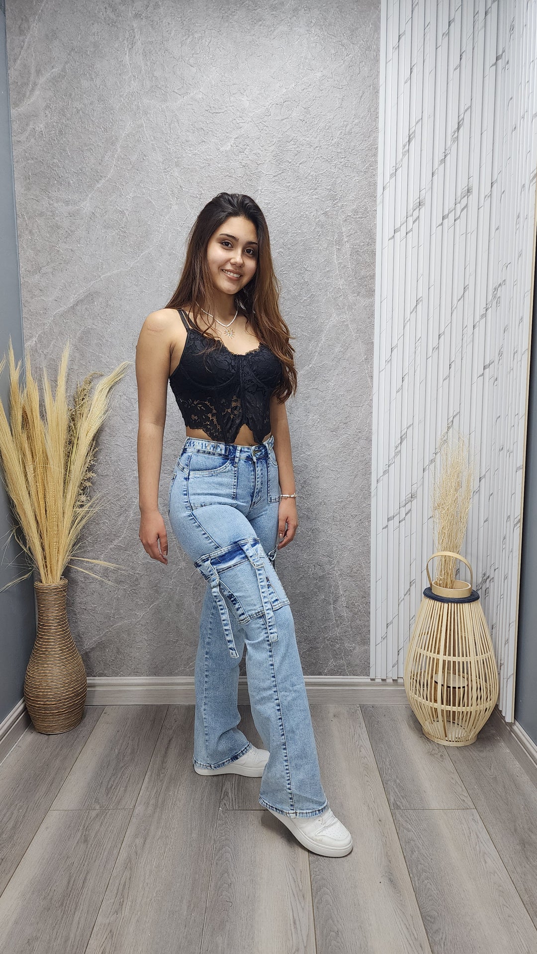 Jeans cargo Bianca 503-1 - 36 - ibstore