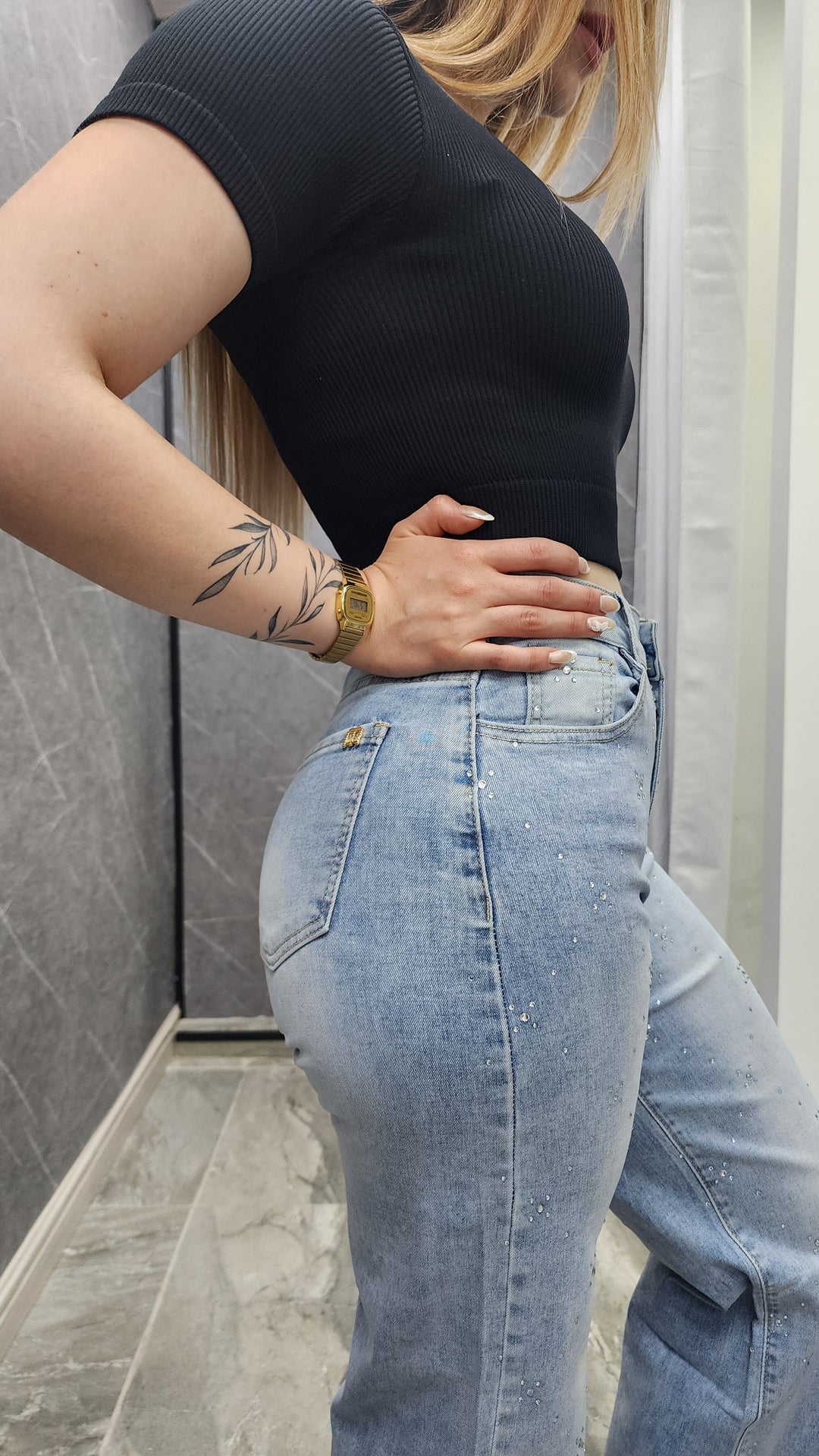 Jeans brillante GlamFit