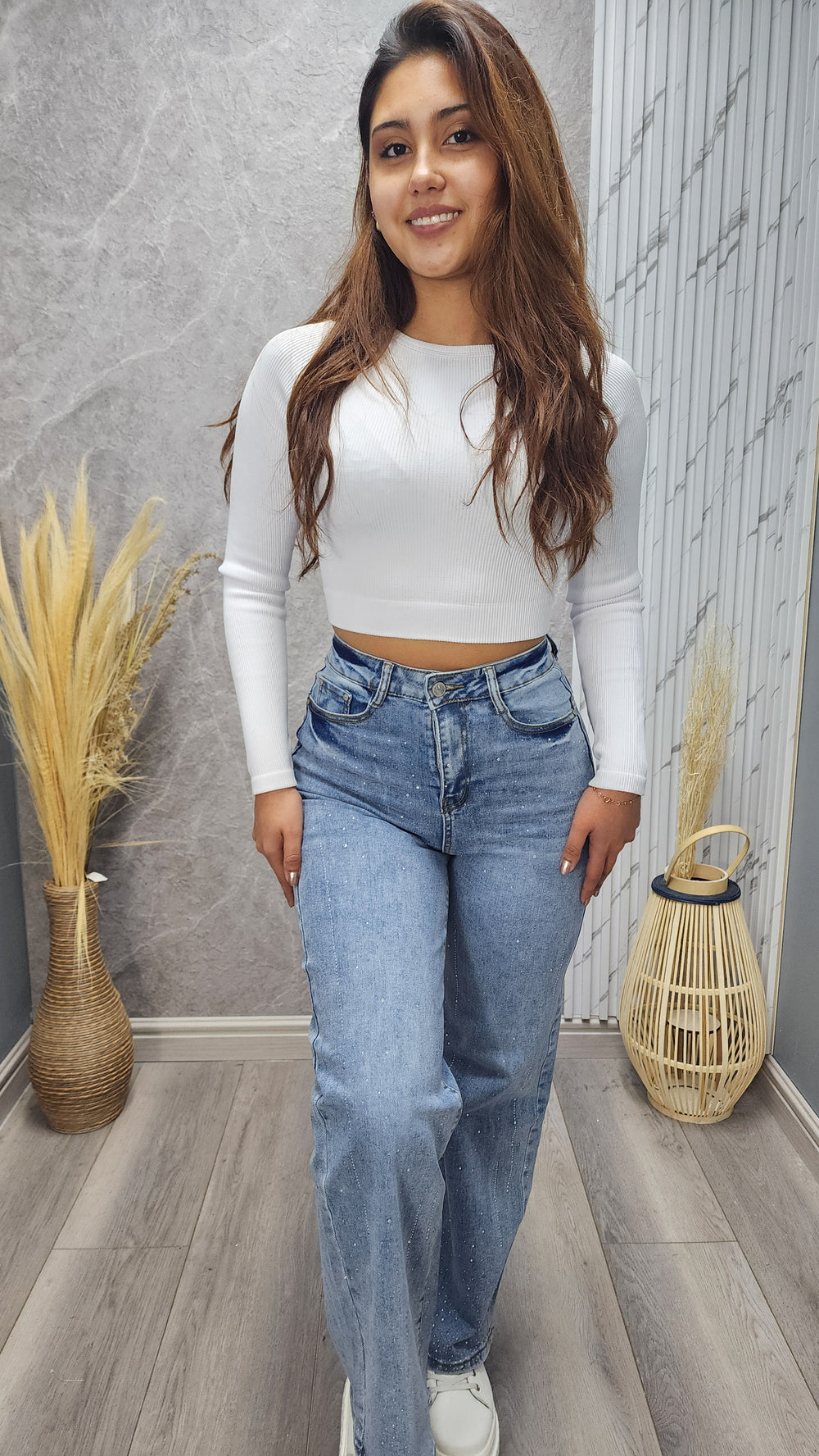 Jeans Wide Leg Camila (004) - 36 - ibstore