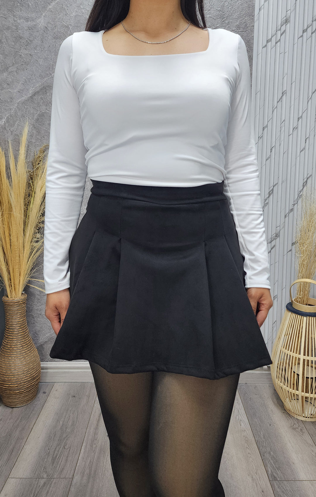 Falda Short tableada Samy N - Standar - ibstore
