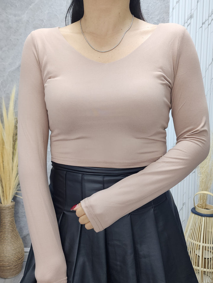 Polera Gaby cafe - Standar - ibstore