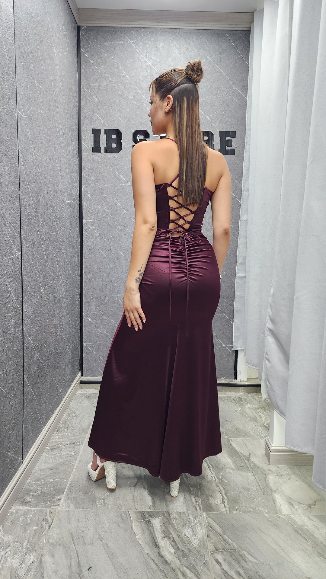 Vestido de Gala Lluvia vino